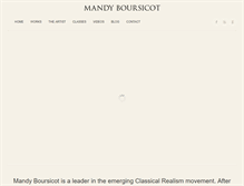 Tablet Screenshot of mandyboursicot.com